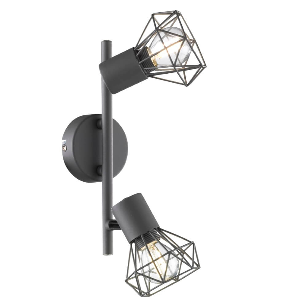 Fischer & Honsel Trendy plafondspotRan 2-lichts - 22265