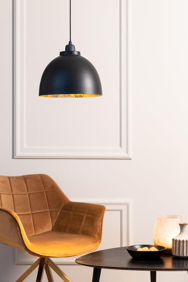 Light & Living Landelijke hanglampKylie zwart Ø 30cm - 3036012