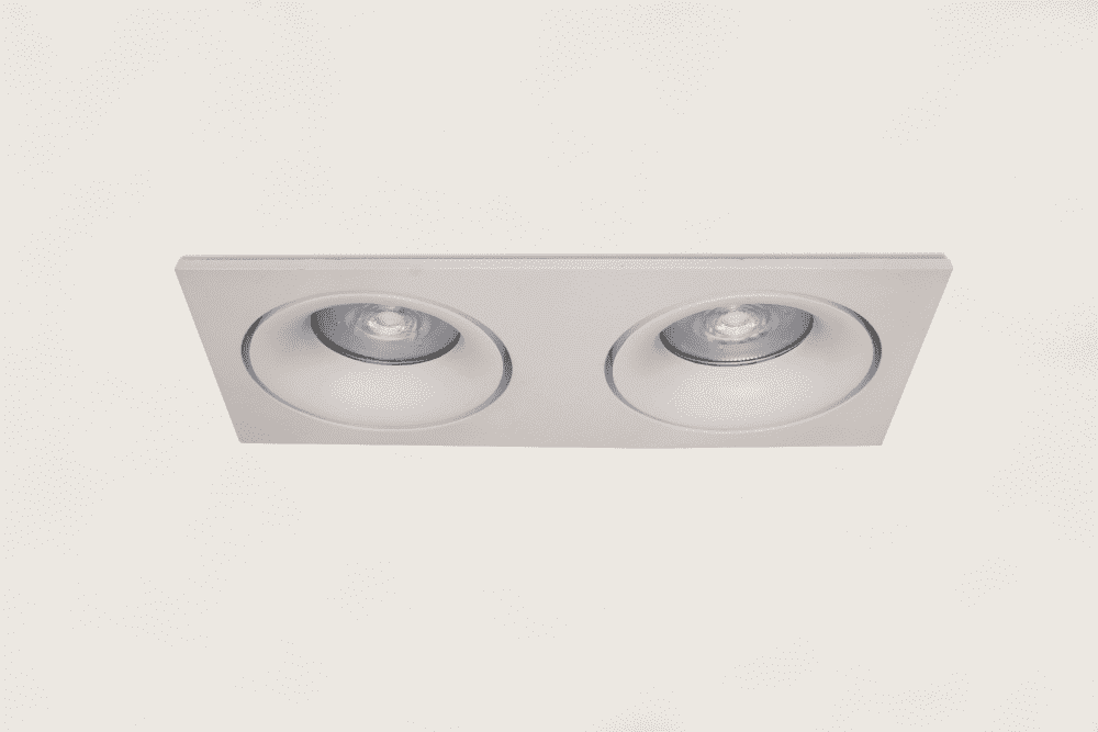 Artdelight Witte inbouwspotAlice dubbel - DL 922 WI
