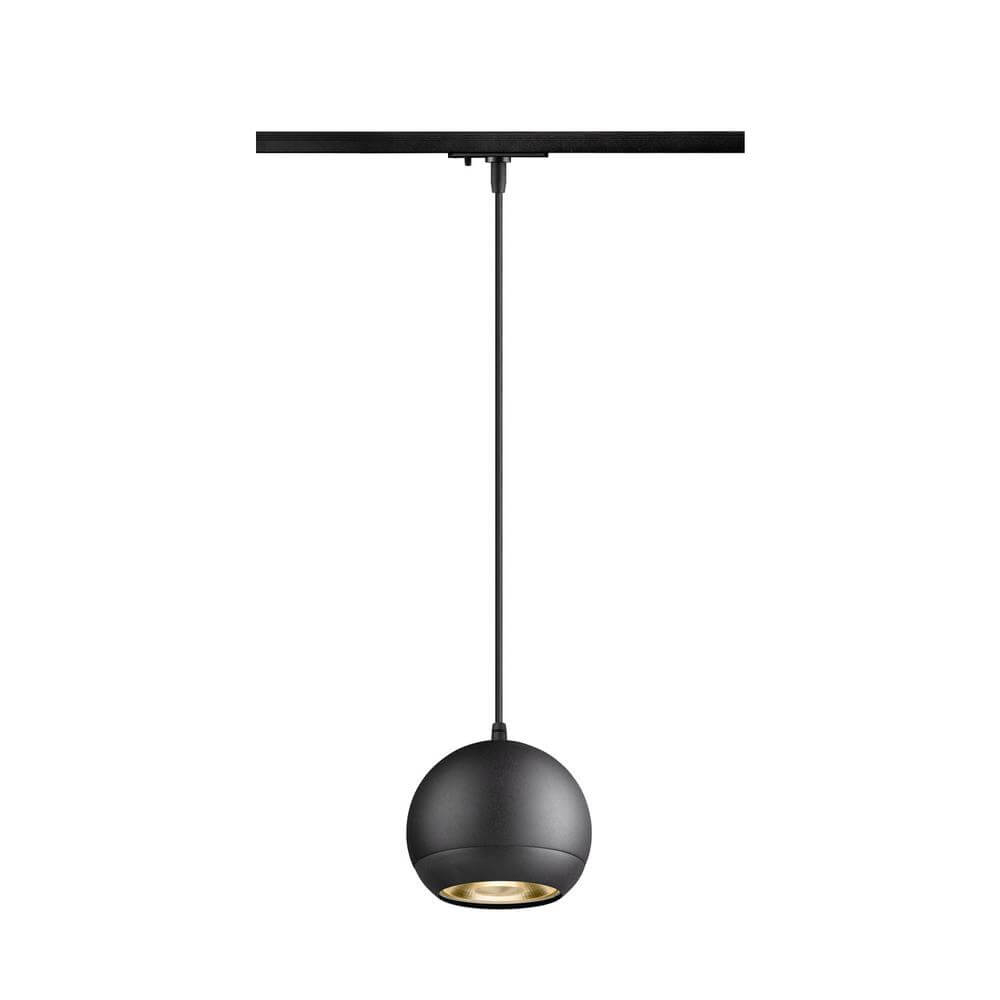 SLV Hanglamp voor rail Light Eye 150 zwart 1-fase Ø 15cm - 1008174