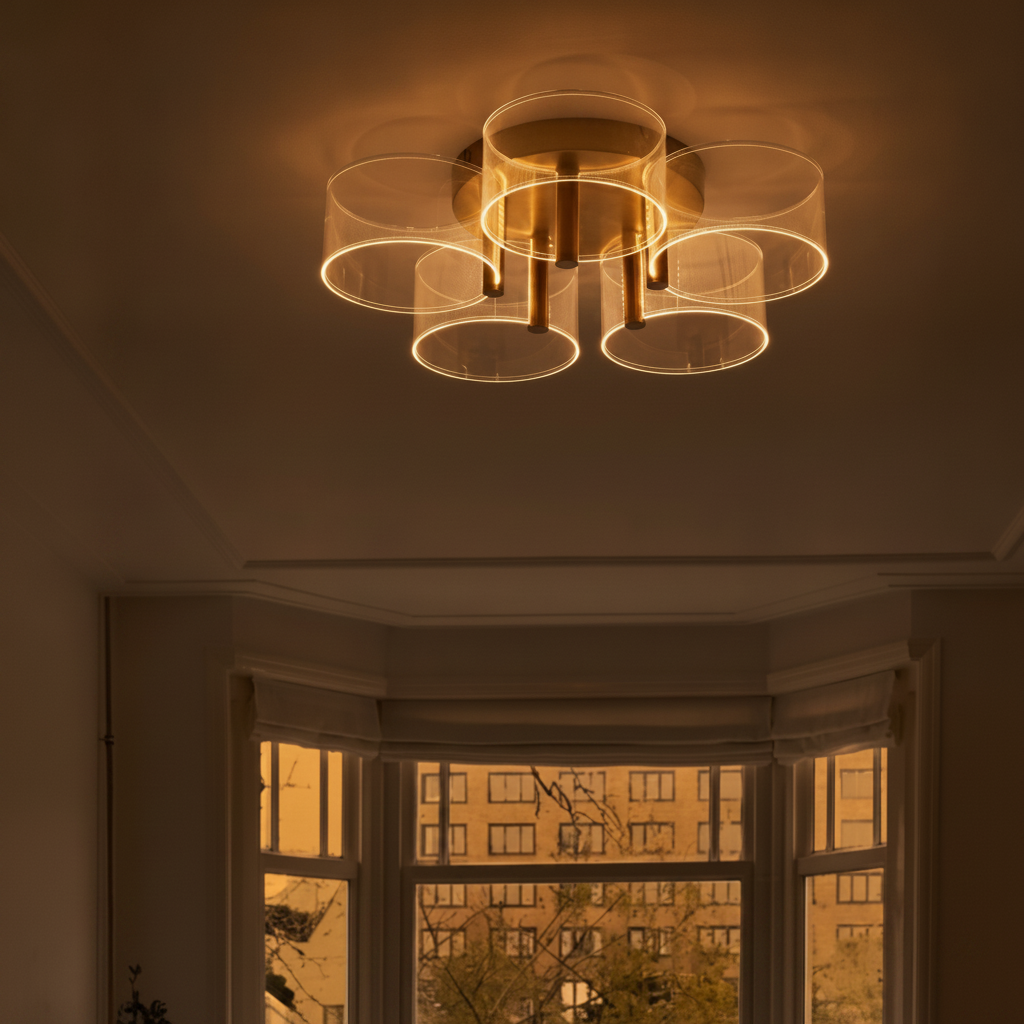 Lyora Design plafondlampGatlin goud Ø 56cm - 110171