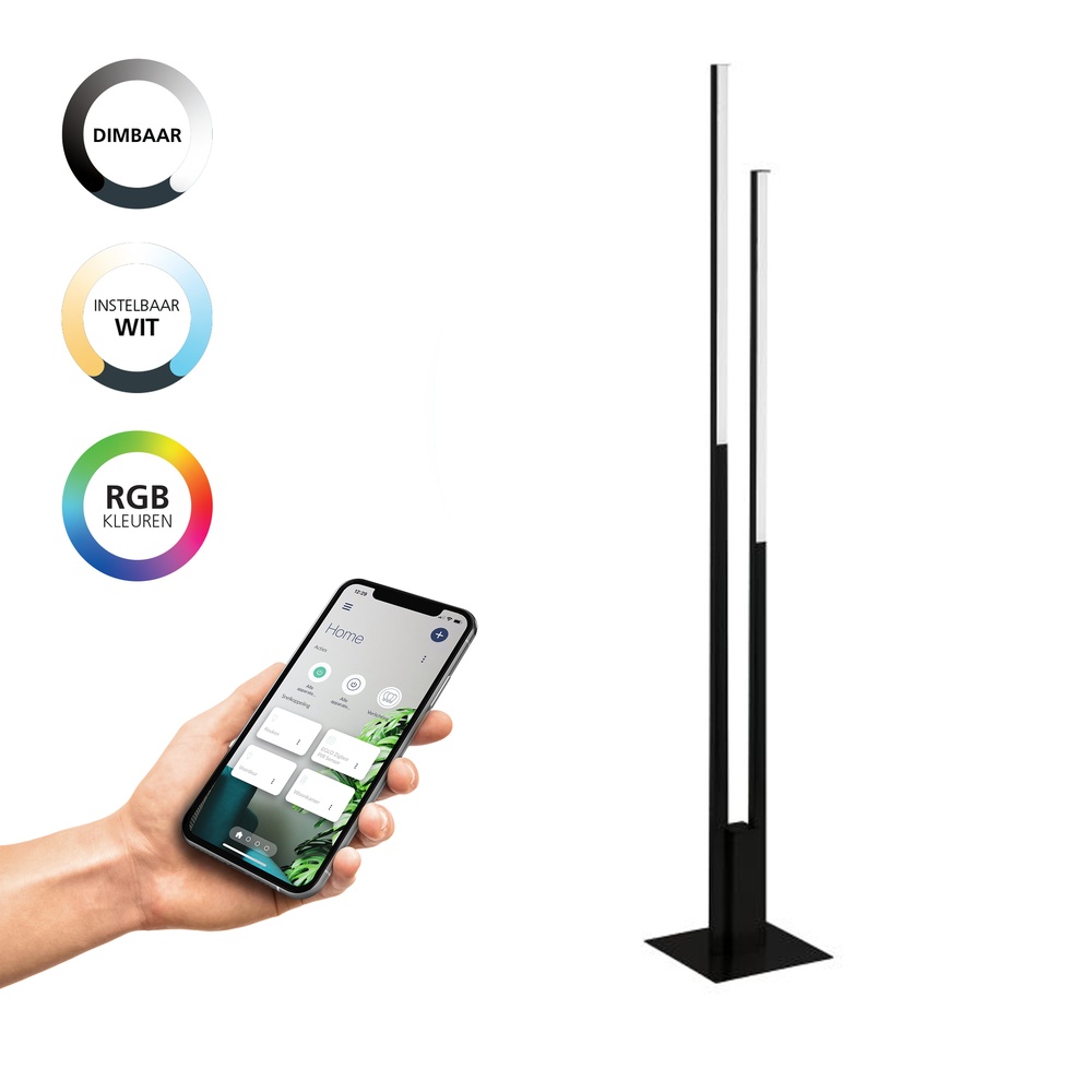 Eglo Slimme led vloerlamp Fraioli-Z 175cm - 900082