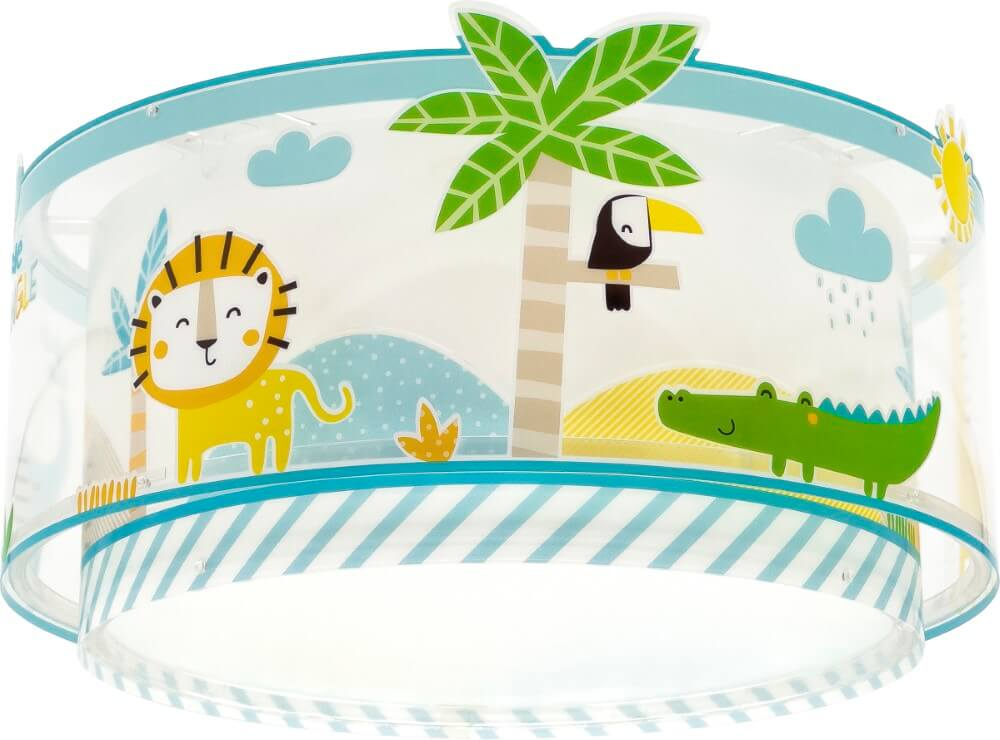 Dalber Kinder plafondlamp Little Jungle - 76116M