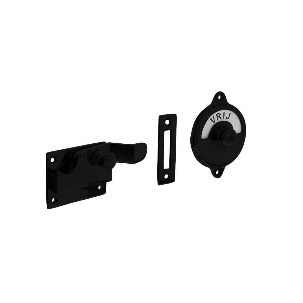 Intersteel WC-overslagTira met bocht zwart - 0023.370005
