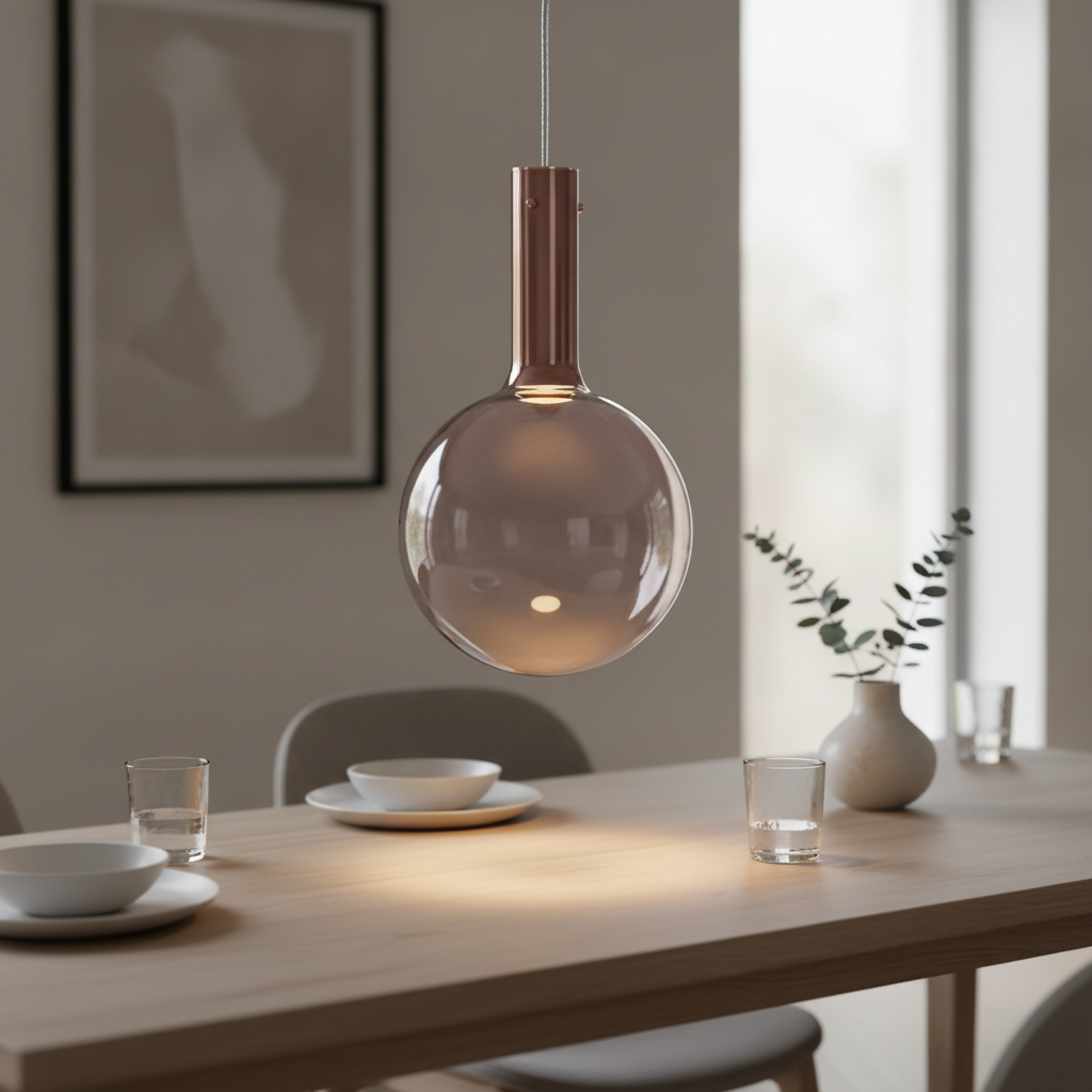 Lyora HanglampNostos bruin glas - 110959