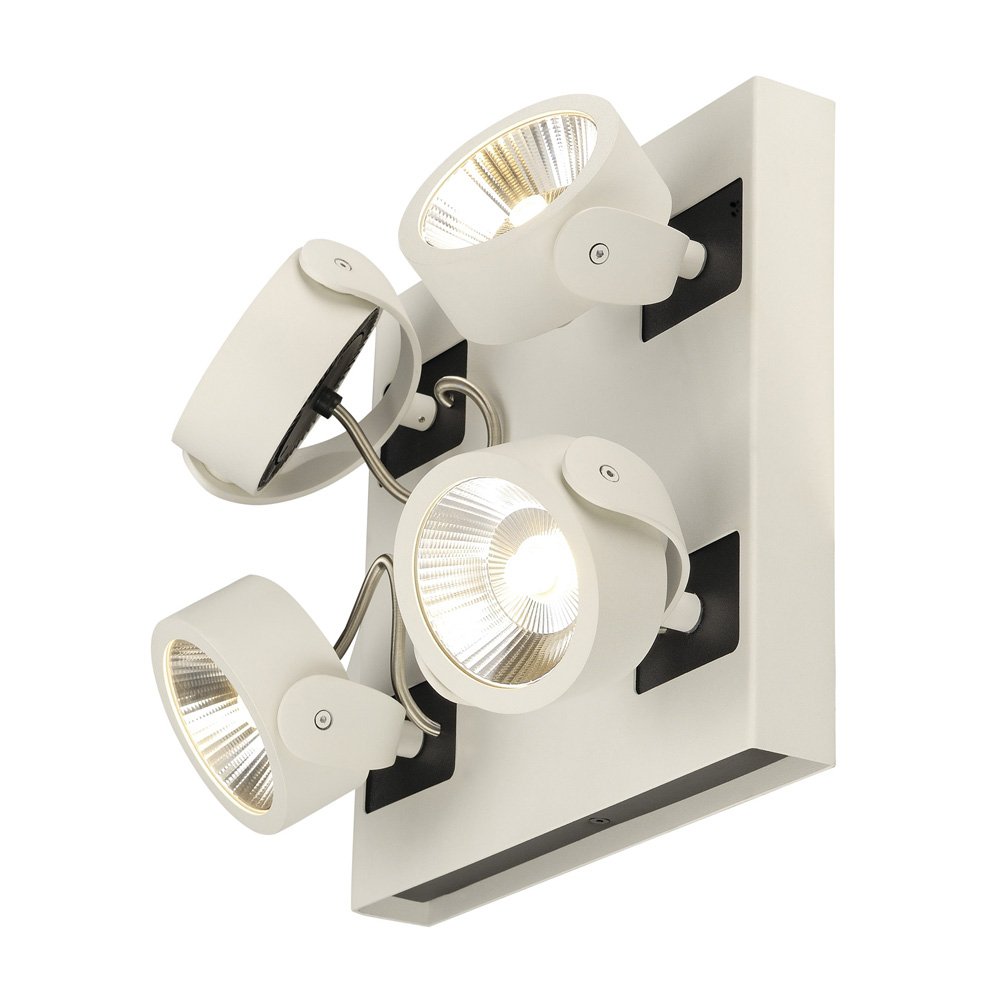 SLV Richtbare spots Kalu Led 4-lichts - 4x60w wit - 1000136