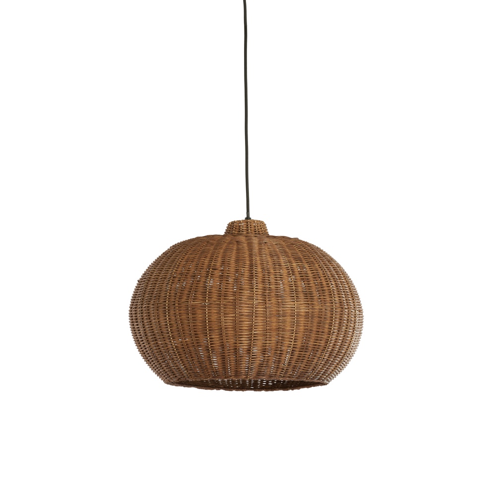 Light & Living Rotan hanglamp Melzor Ø 45cm - donker bruin - 2994183
