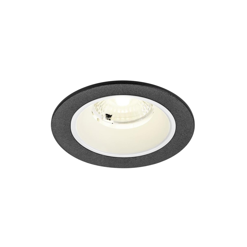 SLV InbouwspotNuminos S zwart/wit 4000K - 40gr - 1009473