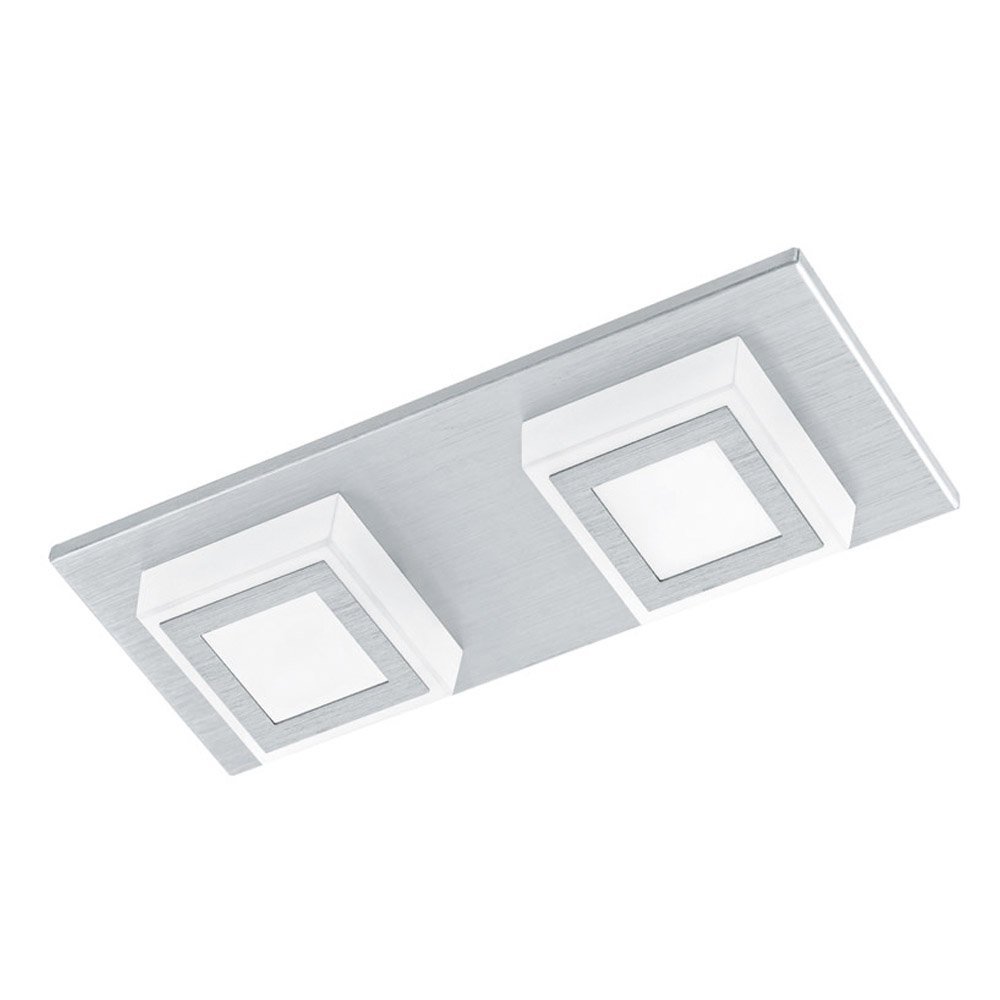 Eglo Design plafondlamp Masiano 2-lichts metaalgrijs - 94506
