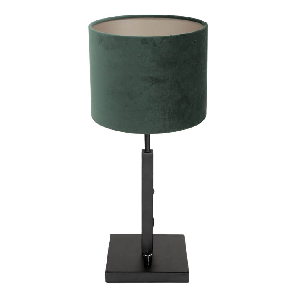 Steinhauer Zwart met groene schemerlampStanger - 8162ZW