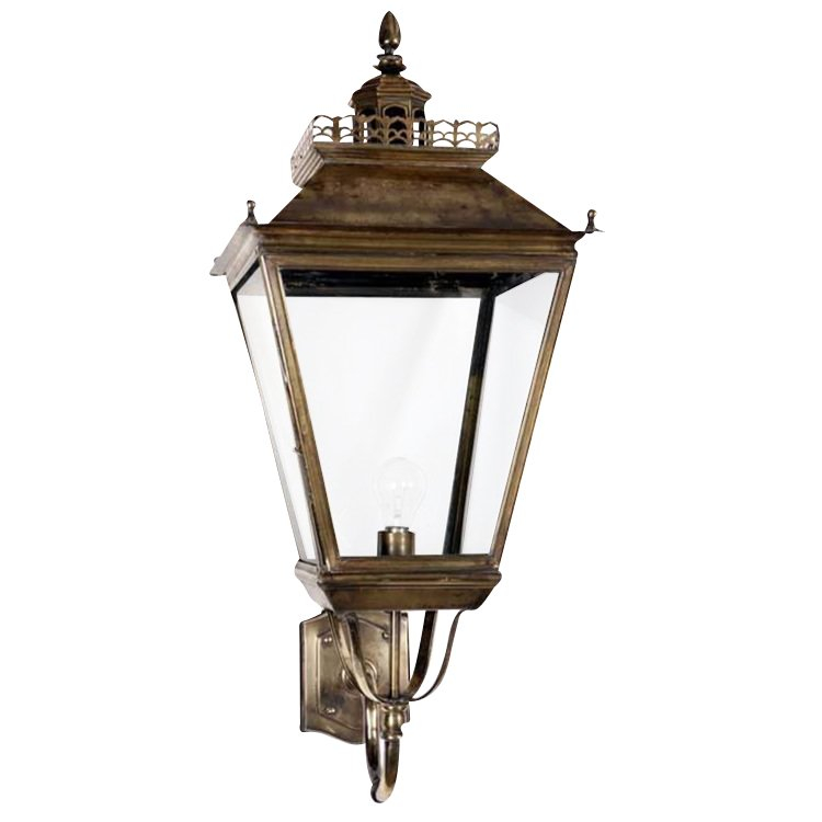 Limehouse Landelijk buitenlampLarge Chateau handgemaakt - messing (PB) - 502A
