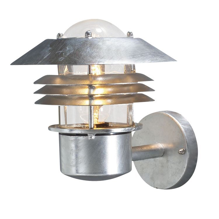 KonstSmide Landelijke wandlamp Modena Up 21cm zinkgrijs - 7302-320