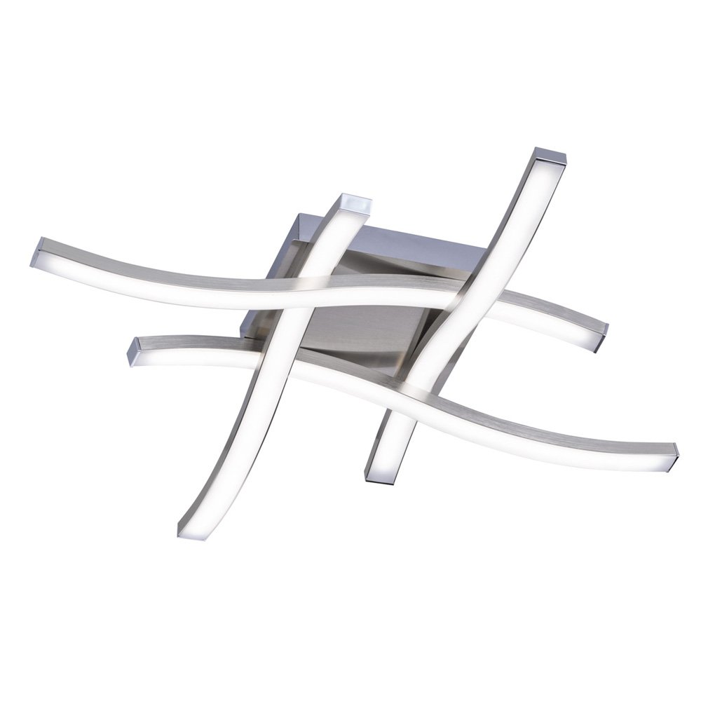 Trio Design plafondlamp Route 4-lichts grijs - R62474107