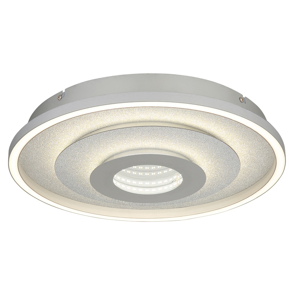 Globo Design plafondlamp Miles zilvergrijs - 67824-30