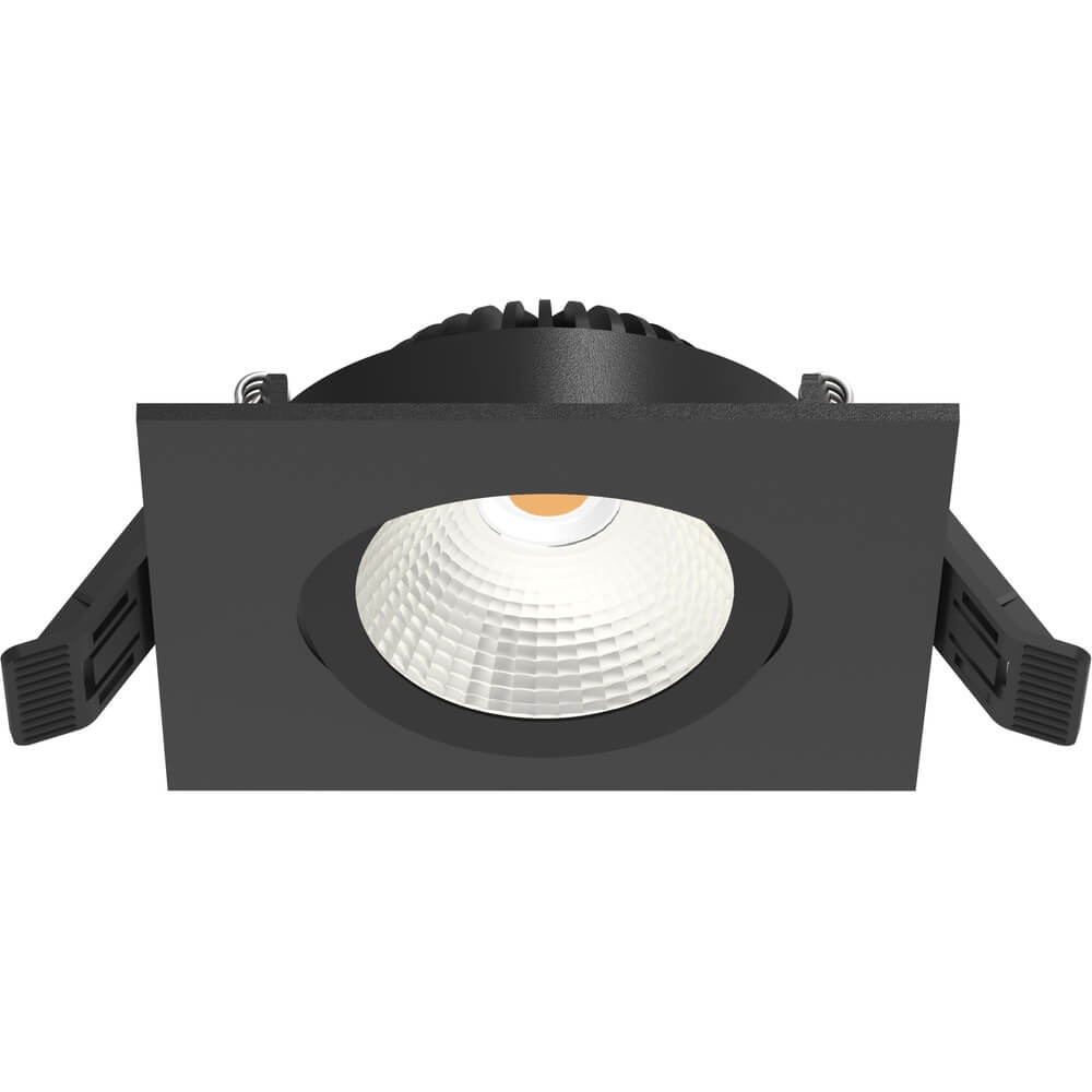 Artdelight Vierkante inbouwspotDublin zwart - DL 15054 ZW