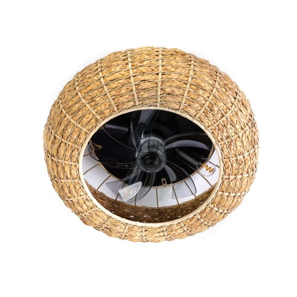 ETH Ventilator met lampFan.8 Rotan - 05-F9814 afbeelding