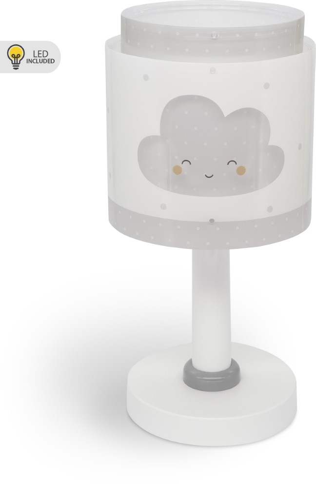 Dalber Tafellampje Baby Dreams wit glow in the dark - 76011NE