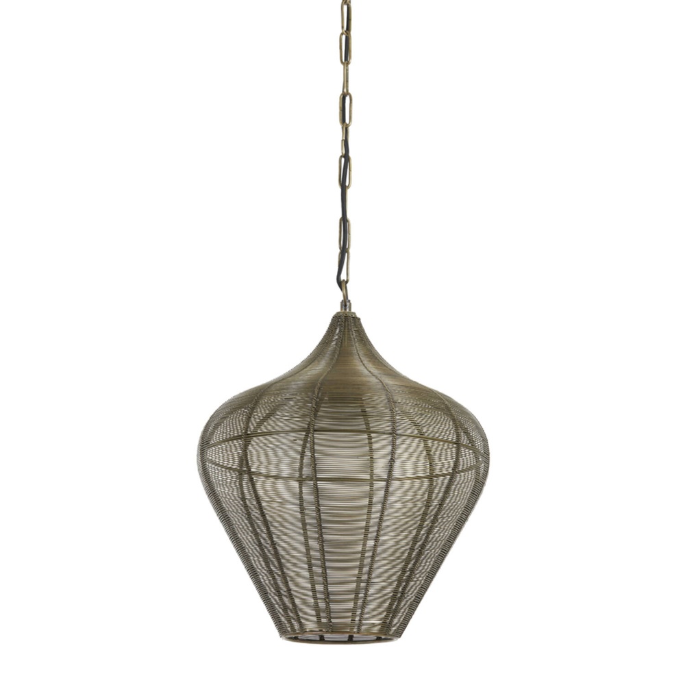 Light & Living Hanglamp Alvaro brons Ø 36cm - 2948018