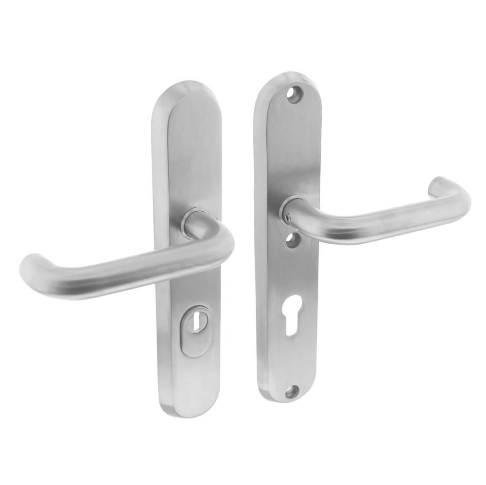 Intersteel AchterdeurbeslagAurano kerntrekbeveiliging ovaal PC 72mm RVS - 0035.378536