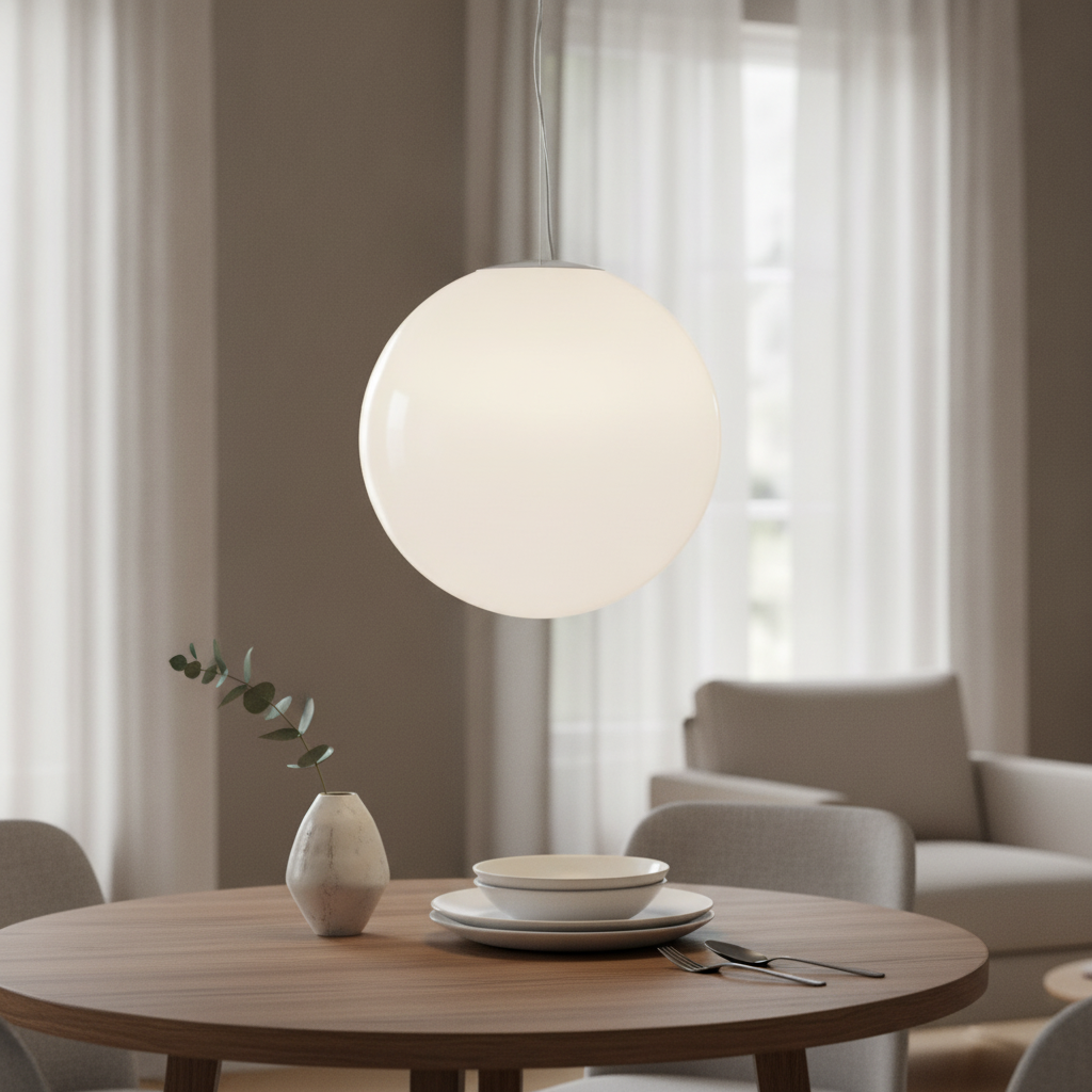 Lyora Witte hanglampBolita bol Ø 50cm - 9204028