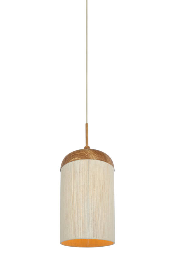 Light & Living Hanglamp Dania lichte hout print Ø 27,5cm - 2985643