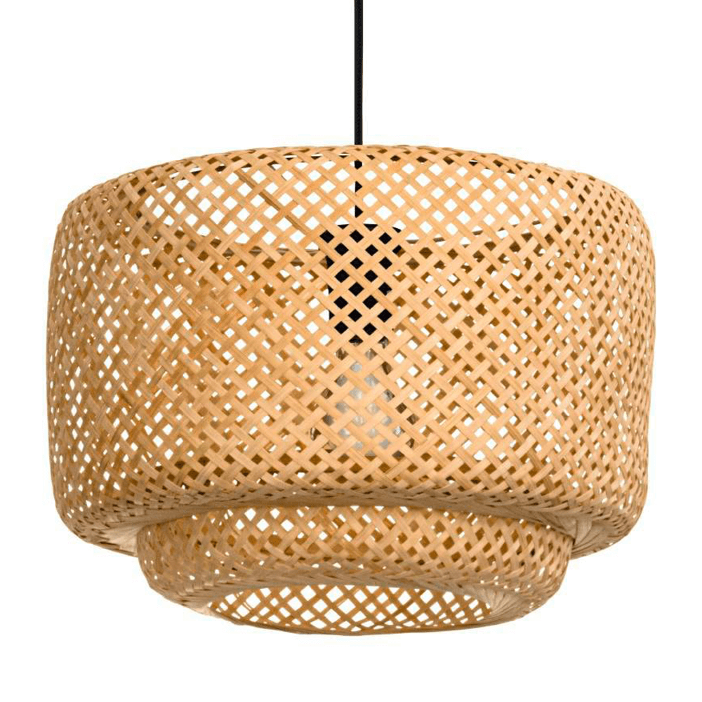 Eglo HanglampHettonle met rotan kap - 43868