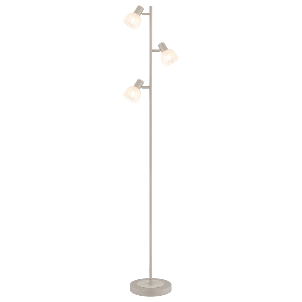 Globo Vloerlamp Planta zand bruin - 54317S