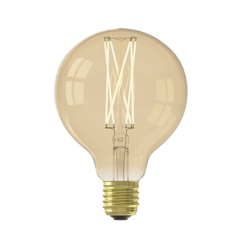 Circle Filament4,5W - E27 - GLB95 - Led - Long Filament Gold - 1101002800 afbeelding