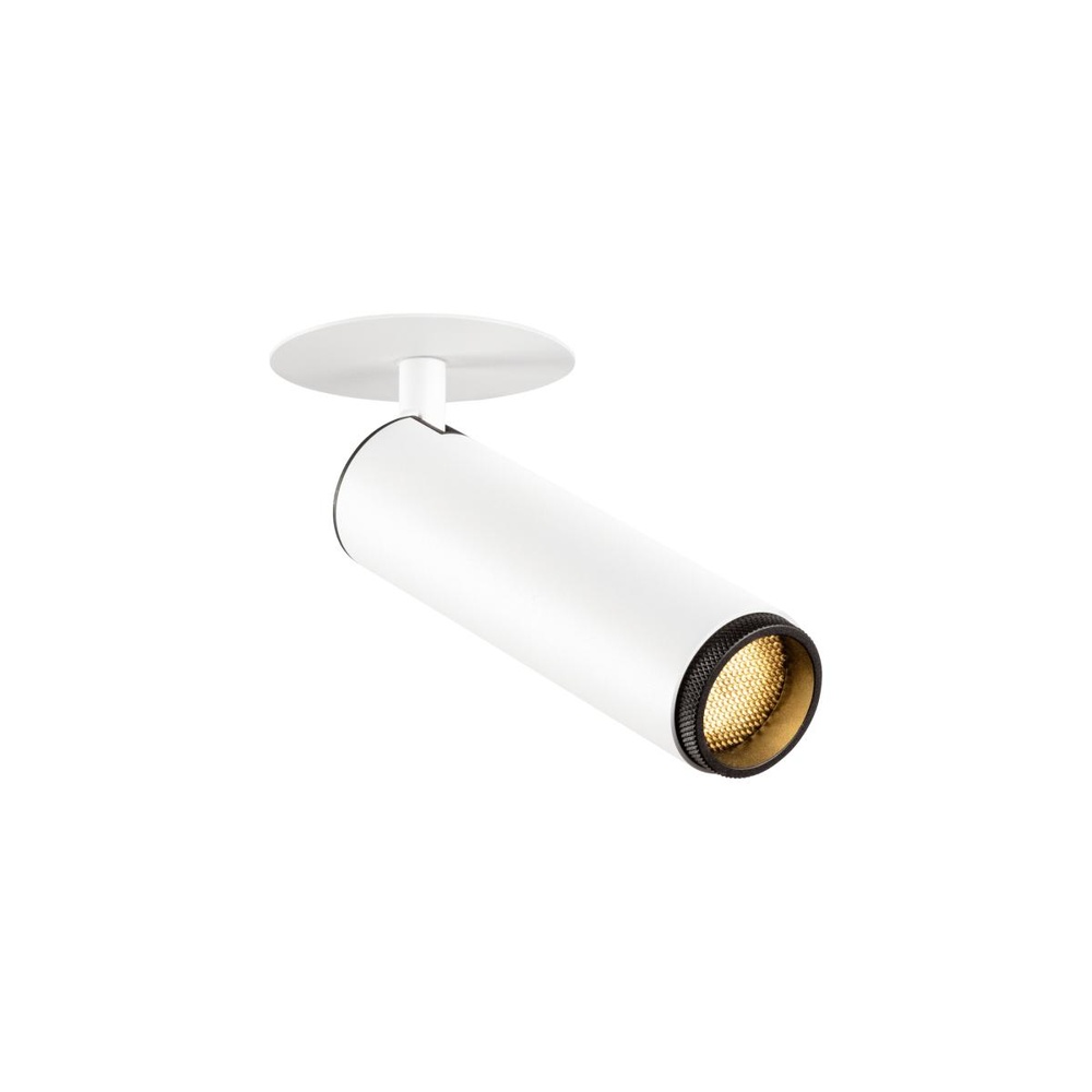 SLV InbouwspotGrip! M wit met zwart 3000K - 1009085