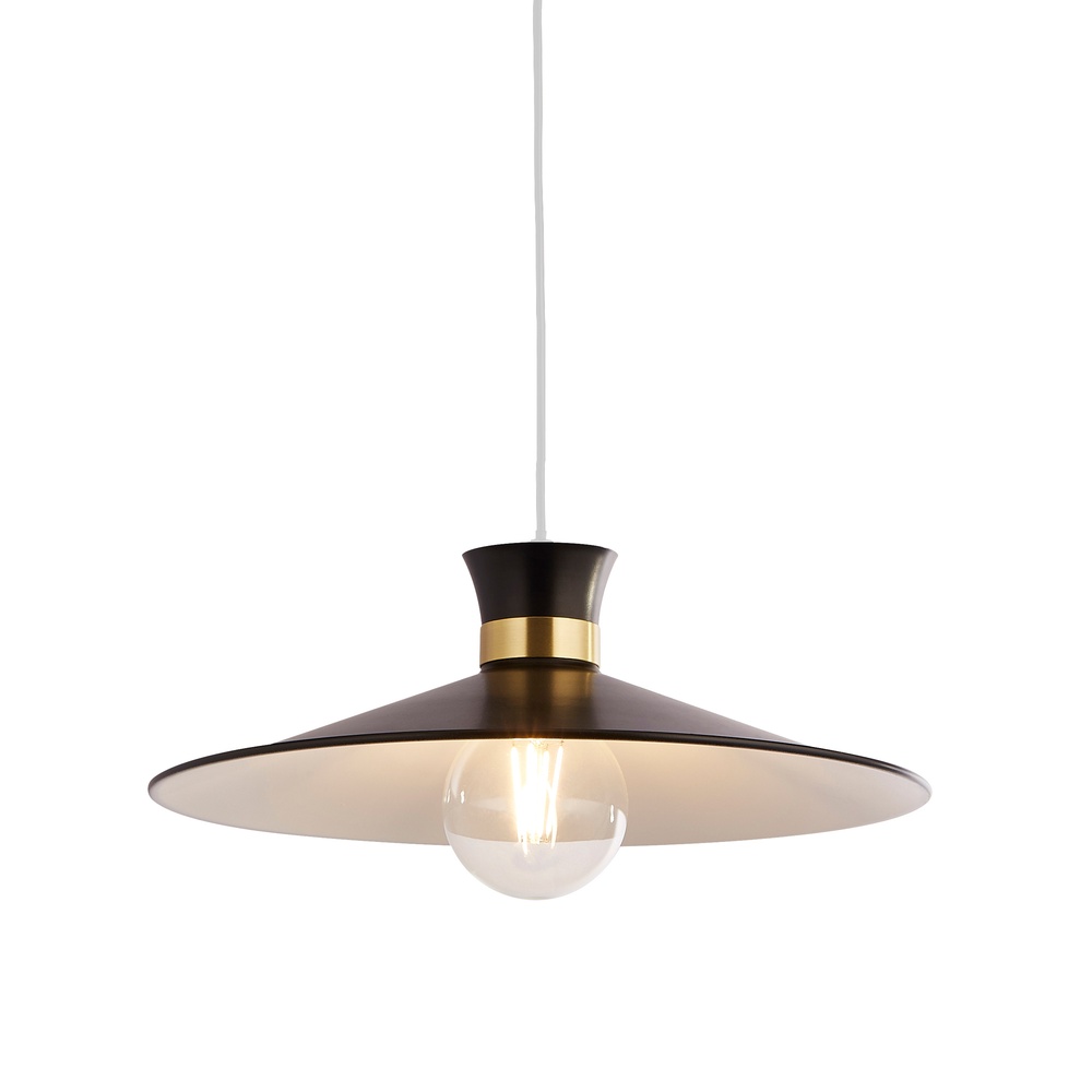 Searchlight Zwarte hanglampBalham design - 601891BK