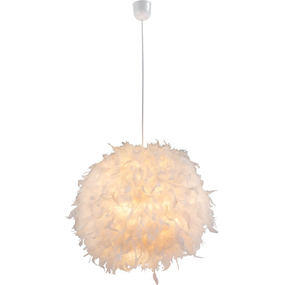 Globo Witte hanglamp Katunga Ø 45cm - 15057