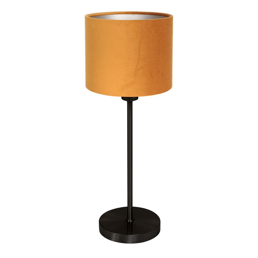 Steinhauer Zwarte tafellampNoor met gouden kap - 4424ZW