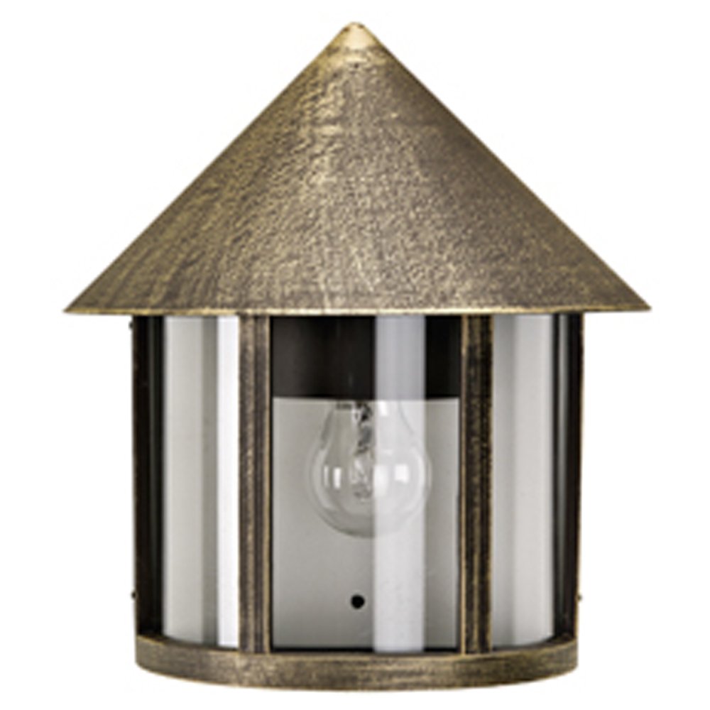 Albert Buitenlamp platToit 30cm - brons-bruin - 653222