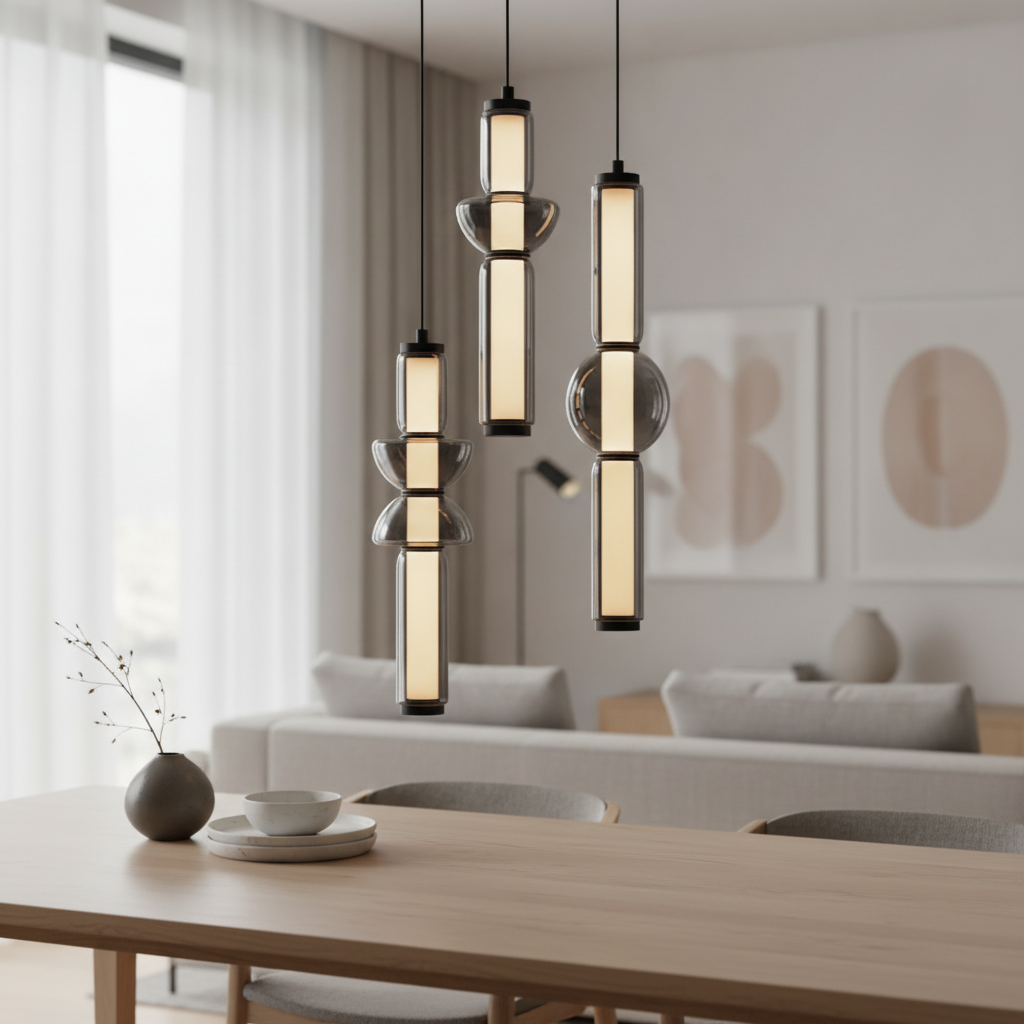 Lyora Design hanglampUlon 3-lichts smoke glas - 9009183