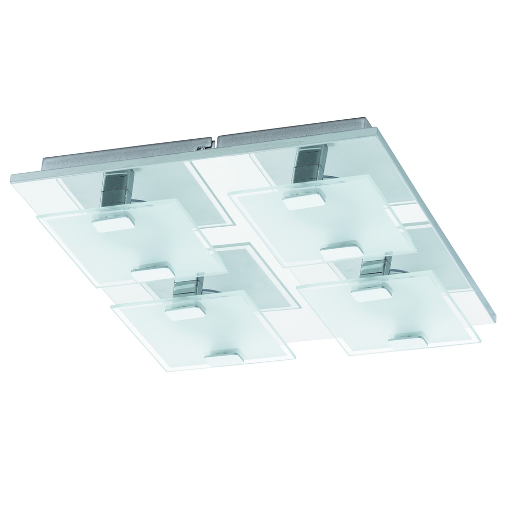 Eglo Moderne plafondlamp Vicaro 4-lichts chroom - 93314