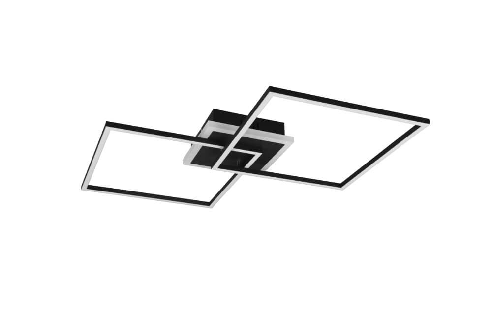 Trio PlafonnièreArribo 2-vaks zwart - R62843132