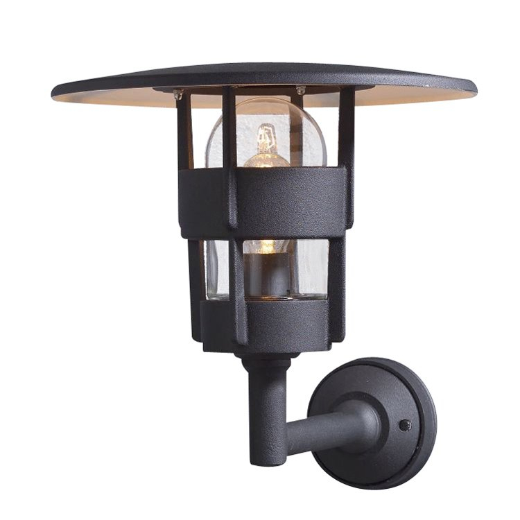 KonstSmide Design wandlamp Freja mat zwart - 522-750