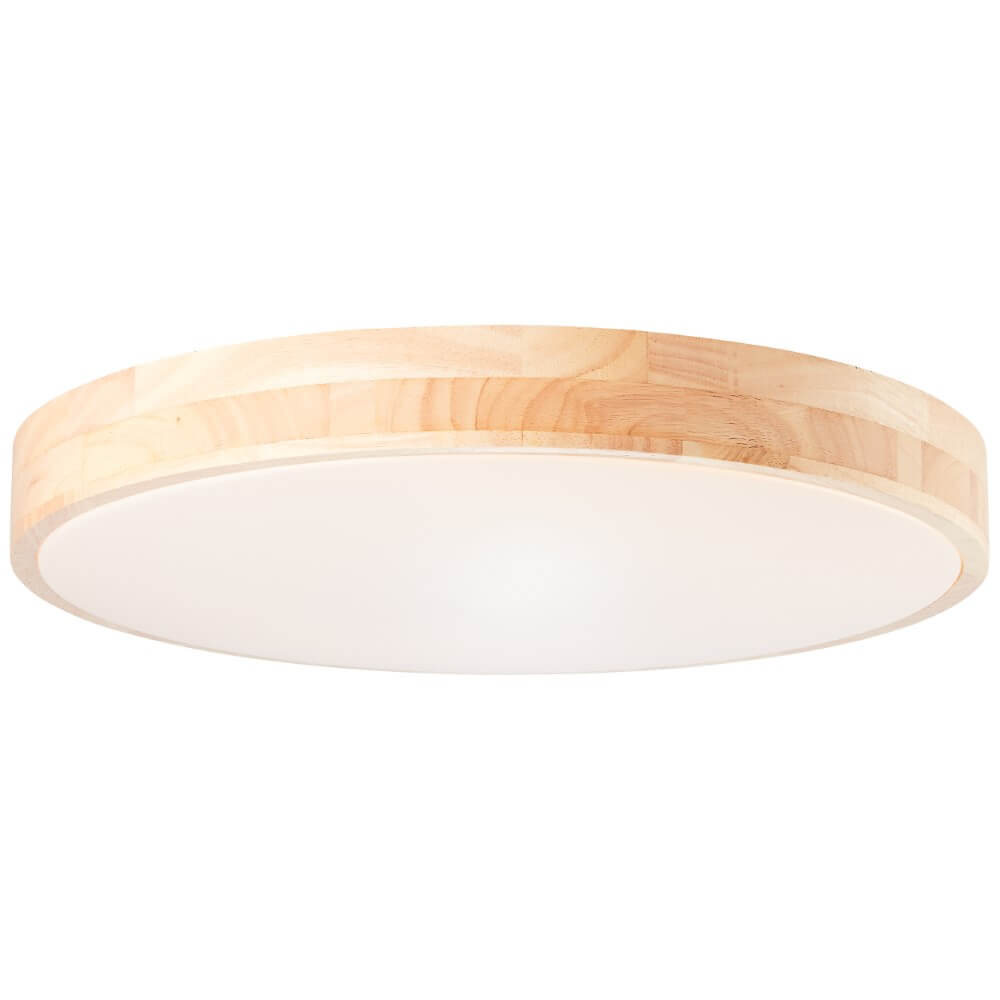 Brilliant Houten plafondlamp Slimline Ø 50cm - G80570A75