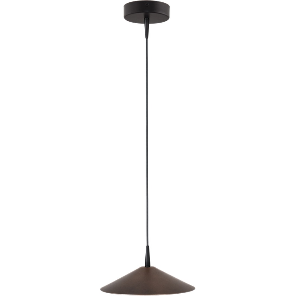 Masterlight Design hanglamp Ceppo zwart met cacao bruin Ø 22cm - 2150-05-15-22