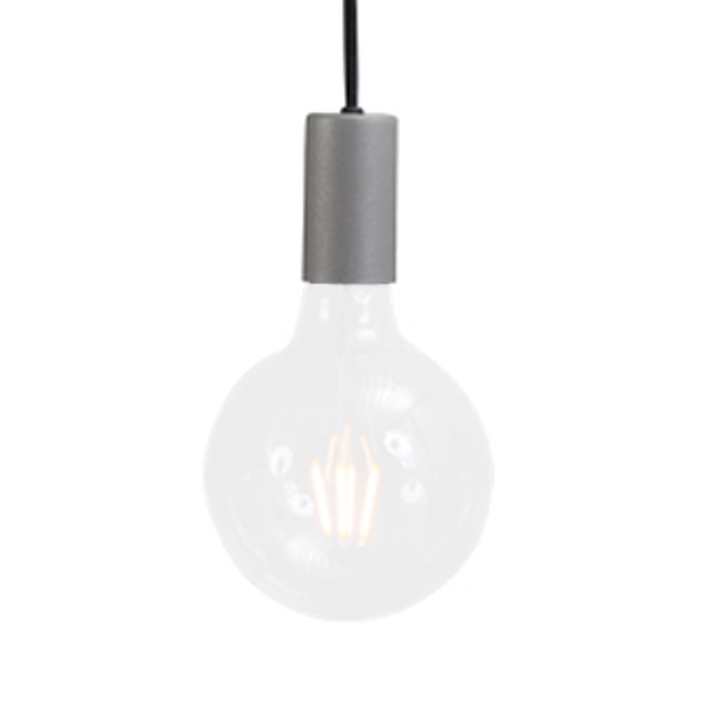 Masterlight Betongrijze pendel hanglamp Concepto met zwart - 2237-00