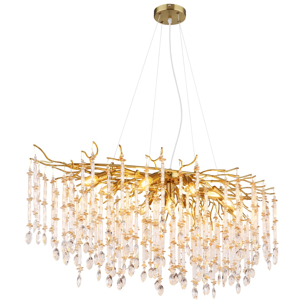 Globo Hanglamp Gloria 120cm goud - 64142H2