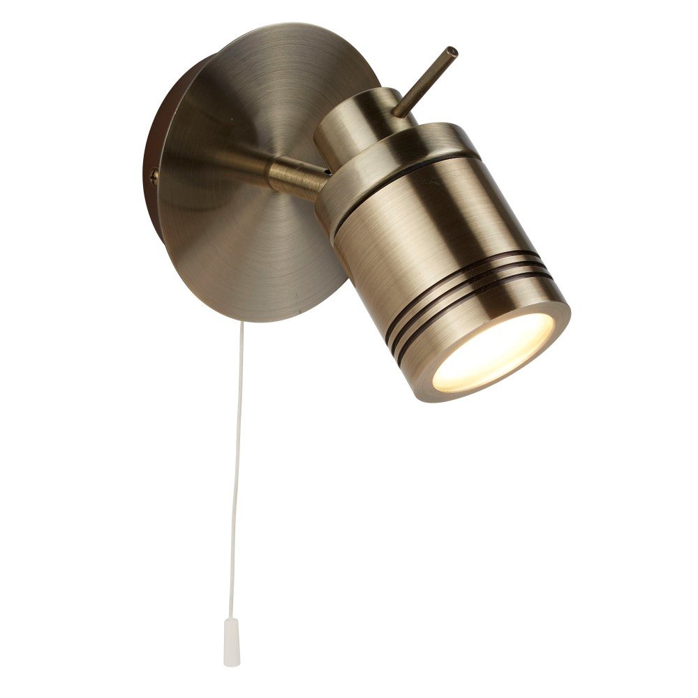 Searchlight Antieke badkamer wandspot Samson brons - 6601AB