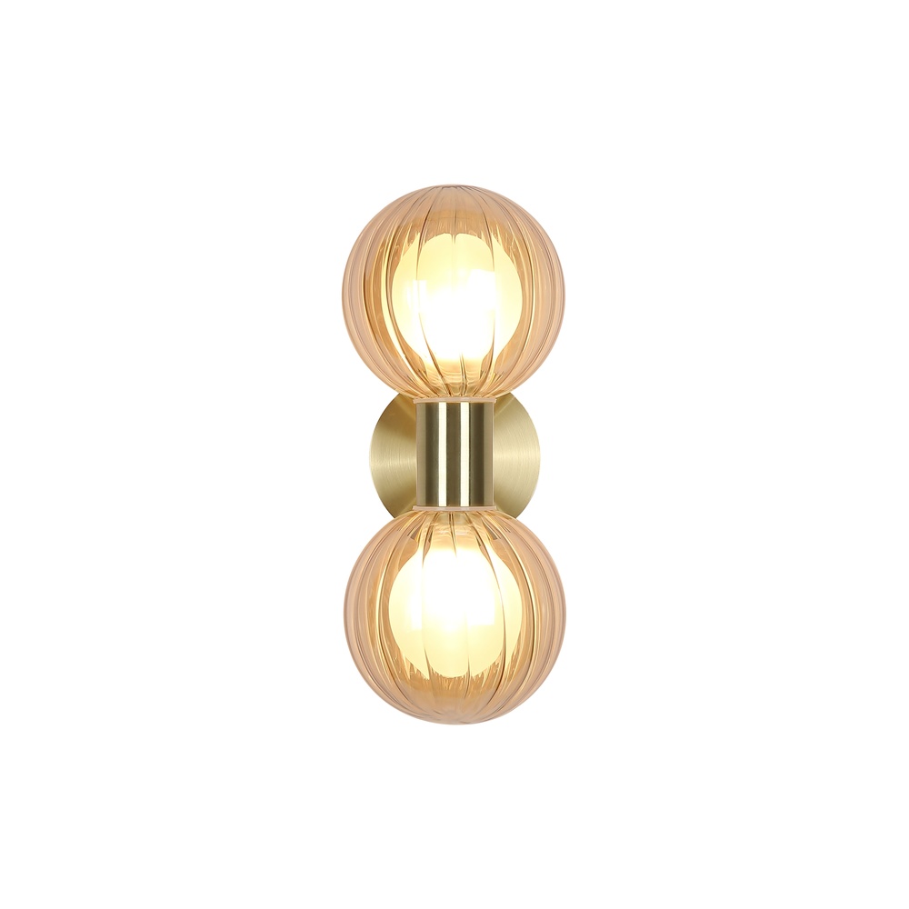 Searchlight WandlampLuminsphere goud dubbel - 30507GO