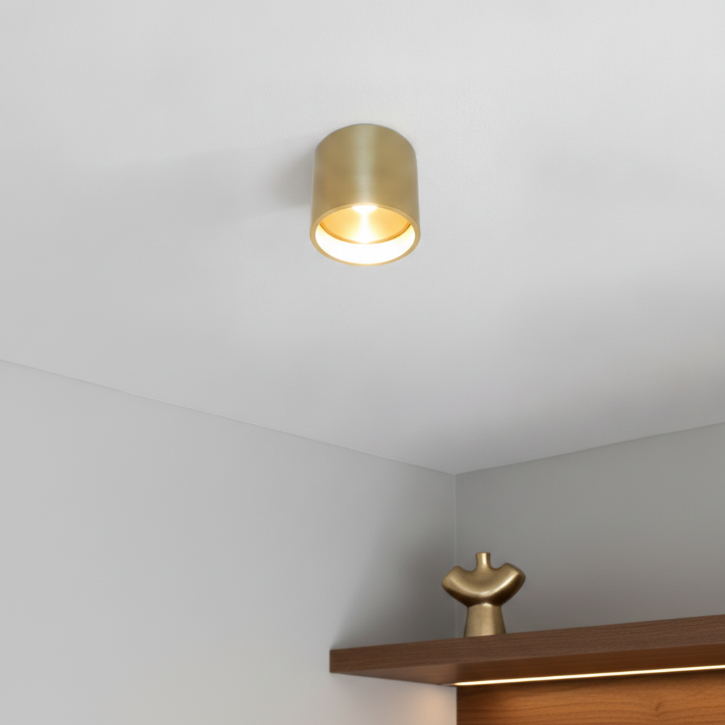 Artdelight Led plafondspot Orleans goud - PL ORLEANS GG