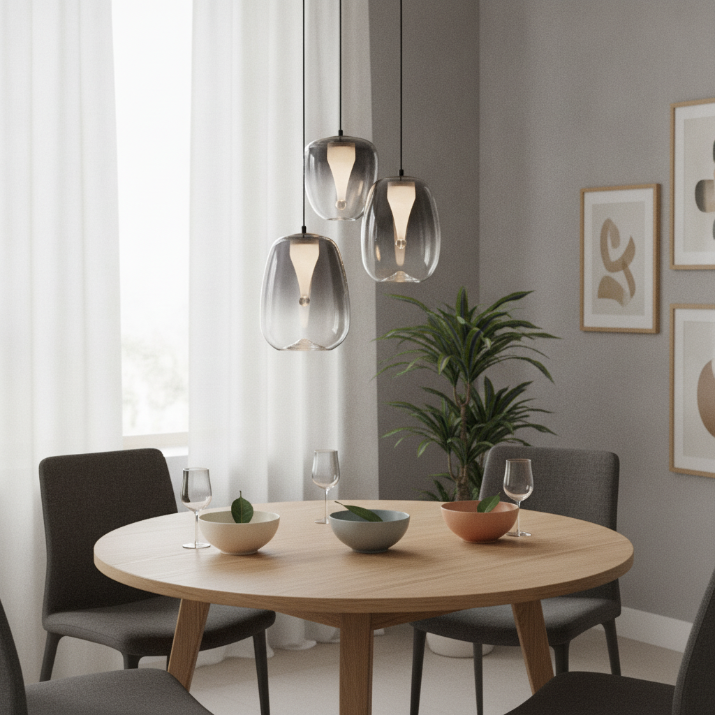 Lyora Design hanglampOblo 5-lichts smoke glas - 9009178