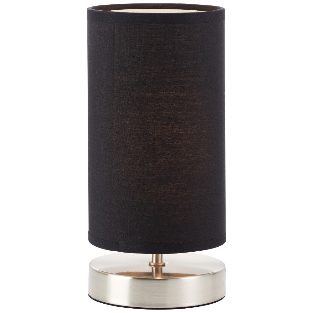 Brilliant Zwarte nachtkast lampClarie - 13247/06