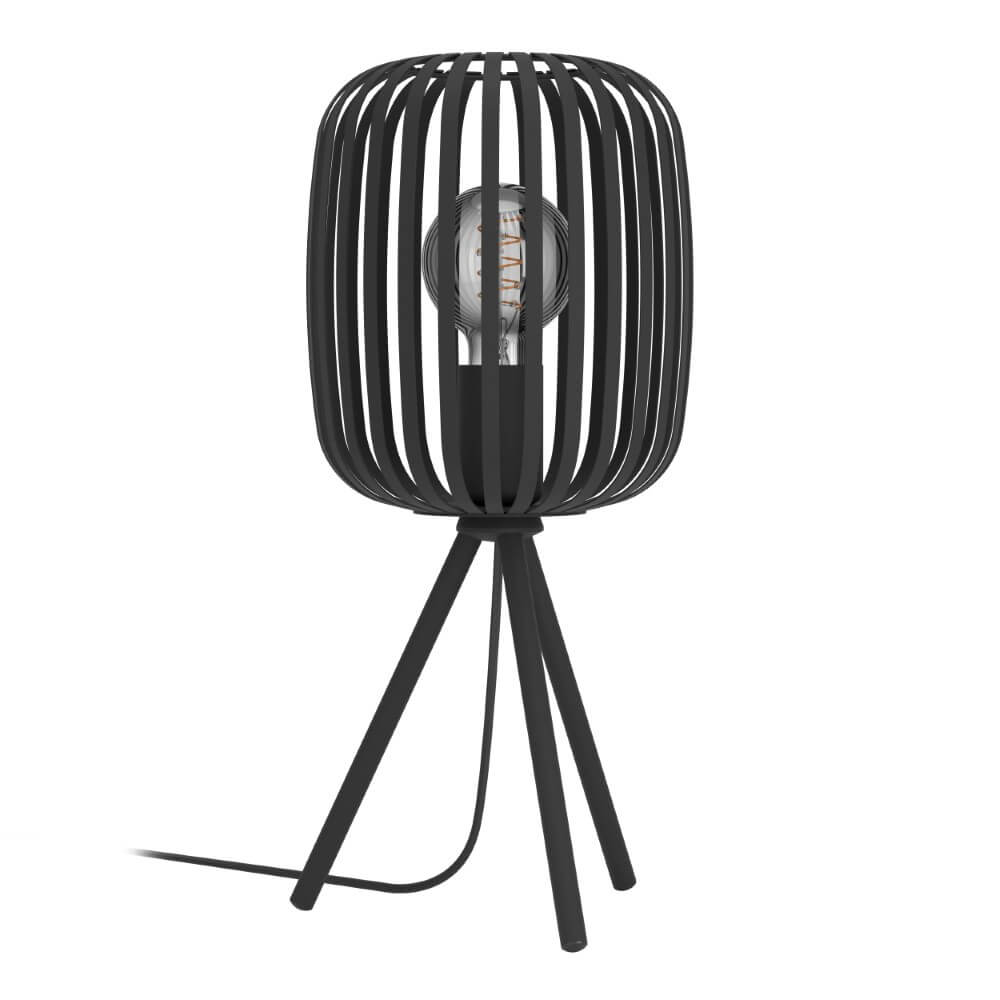 Eglo Zwarte tafellamp Romazzina Ø 20cm - 900519