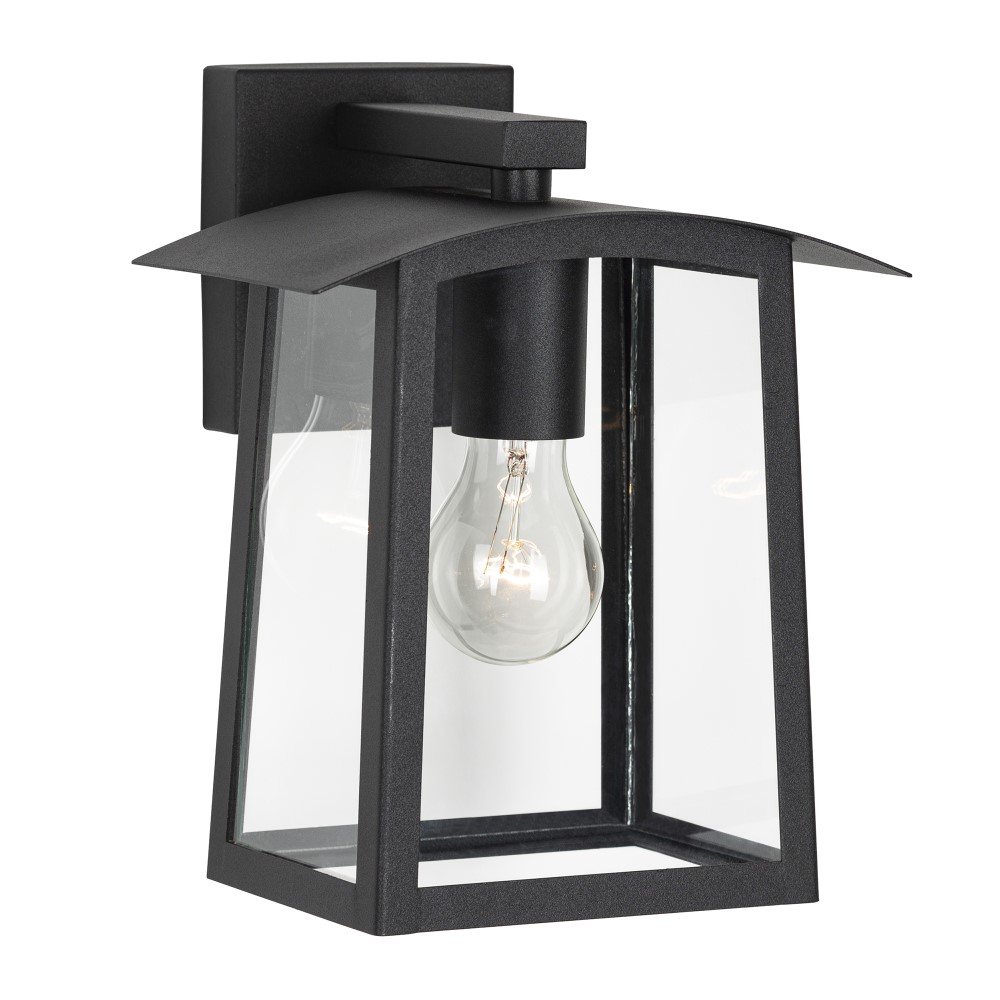 KS Verlichting Zwarte muurlamp Motto - 7593