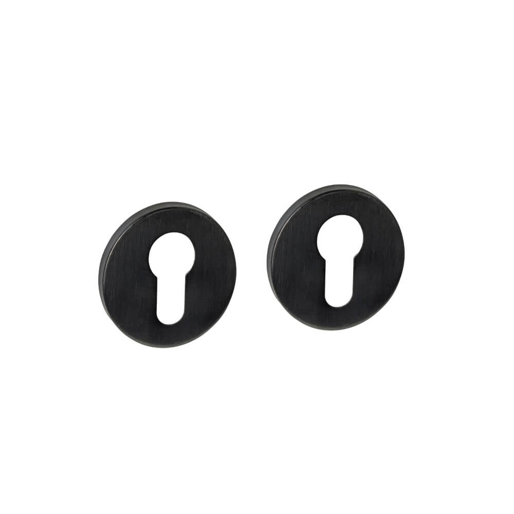 Intersteel Set van 2 cilinderrozettenTira rond zwart Ø 52mm - 1323.102087