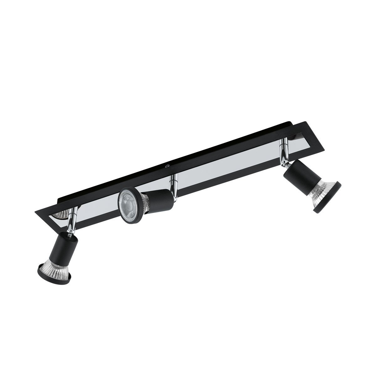 Eglo Led plafondspotSarria 3-lichts zwart - 94965